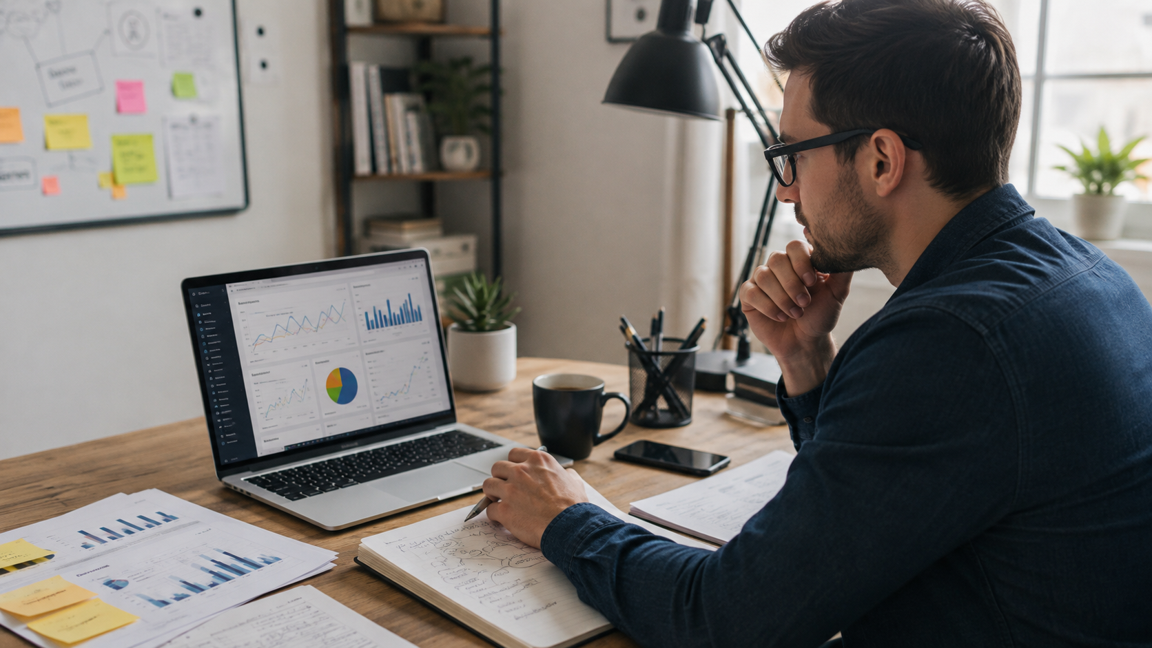 Affiliate marketing business workspace